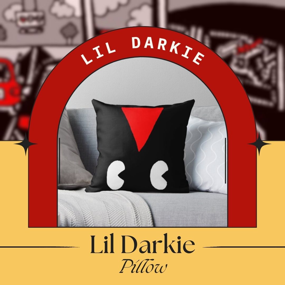 no edit lil darkie pillow - Lil Darkie Shop