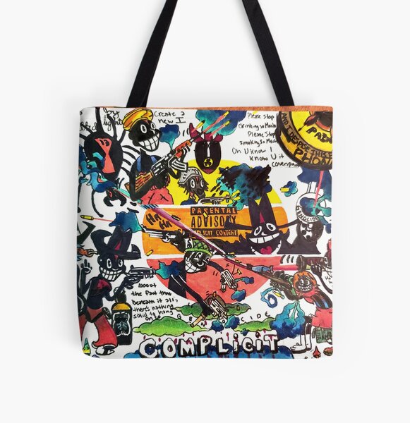 Lil Darkie Background All Over Print Tote Bag RB0208 product Offical lil darkie Merch