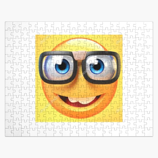 Nerd Emoji Meme Lil Darkie Fans Be Like Classic Jigsaw Puzzle RB0208 product Offical lil darkie Merch